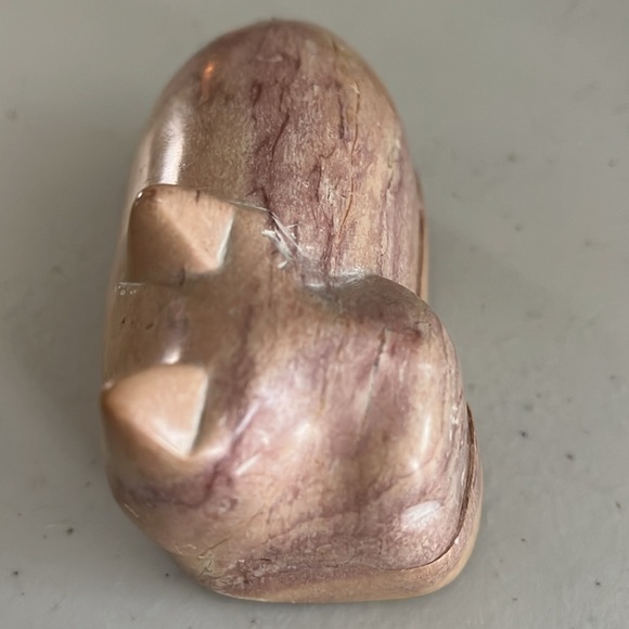 Hippopotamus African soapstone hand carved Beautiful piece made in Africa. - Picture 2 of 10